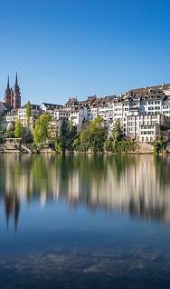 Grossbasel Rhein Panorama Basel