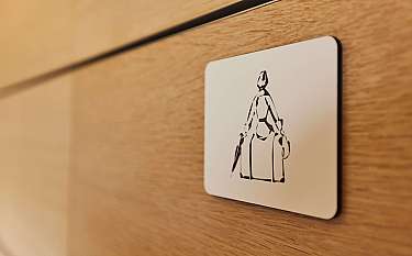 Symbol für Damen-WC